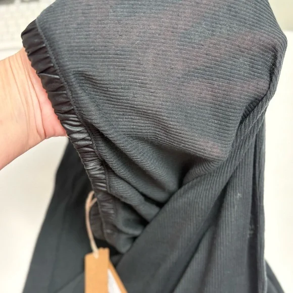 SKIMS Sheer Cotton Lace Sleep Pant | Soot | Size S 🖤 - Picture 4 of 8